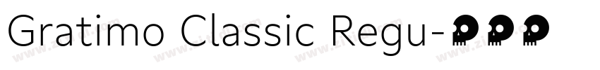 Gratimo Classic Regu字体转换